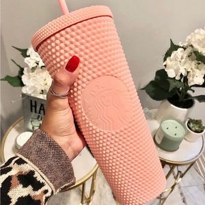 Starbucks Pink Matte Tumbler 24oz Starbucks "China" Edition Baby Pale Pink Rare